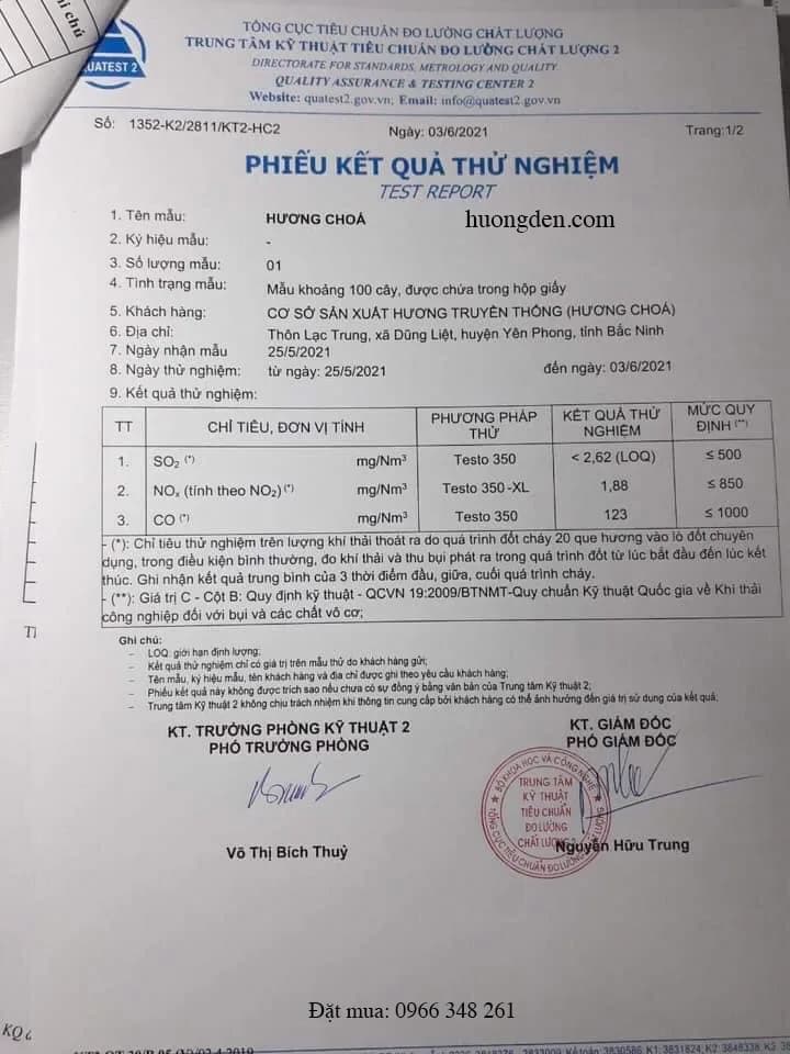 Tại sao nên dùng Hương (Nhang) sạch để thắp?